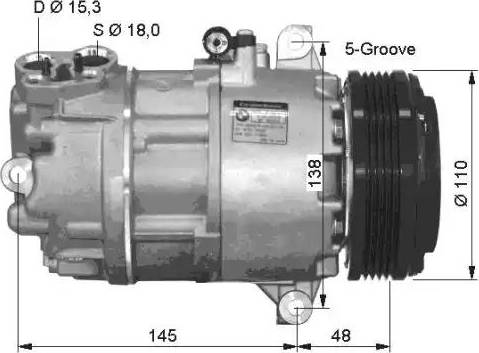 NRF 32434G - Compressore, Climatizzatore www.autoricambit.com