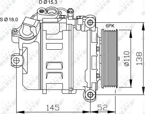 NRF 32435 - Compressore, Climatizzatore www.autoricambit.com