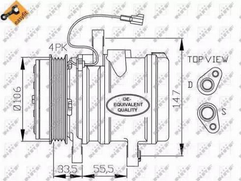 NRF 32436G - Compressore, Climatizzatore www.autoricambit.com