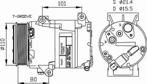 NRF 32478G - Compressore, Climatizzatore www.autoricambit.com