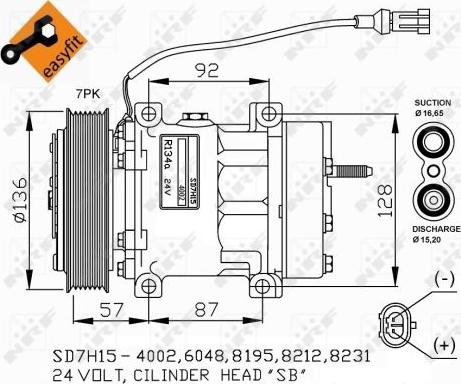 NRF 32477G - Compressore, Climatizzatore www.autoricambit.com