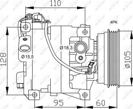 NRF 32551G - Compressore, Climatizzatore www.autoricambit.com