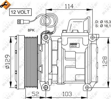 NRF 32565G - Compressore, Climatizzatore www.autoricambit.com