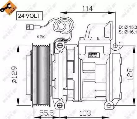 NRF 32567G - Compressore, Climatizzatore www.autoricambit.com