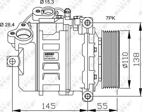 NRF 32524 - Compressore, Climatizzatore www.autoricambit.com