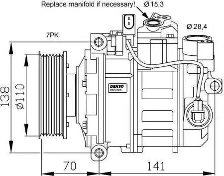 NRF 32613G - Compressore, Climatizzatore www.autoricambit.com