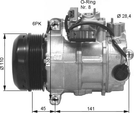 NRF 32676G - Compressore, Climatizzatore www.autoricambit.com