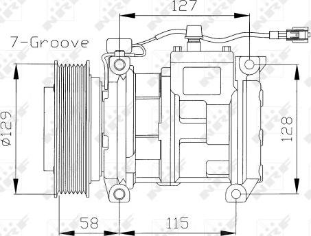 NRF 32094 - Compressore, Climatizzatore www.autoricambit.com