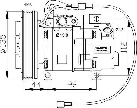 NRF 32095G - Compressore, Climatizzatore www.autoricambit.com