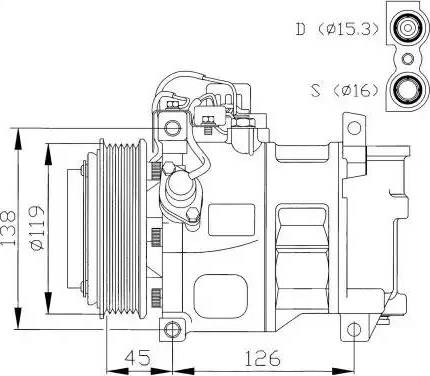 NRF 32042G - Compressore, Climatizzatore www.autoricambit.com