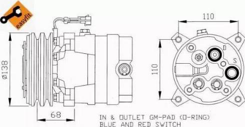 NRF 32058G - Compressore, Climatizzatore www.autoricambit.com