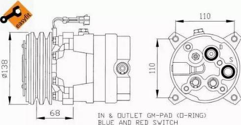 NRF 32058 - Compressore, Climatizzatore www.autoricambit.com