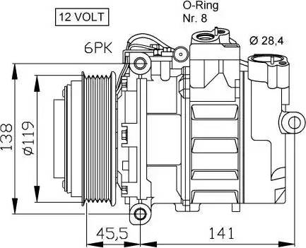 NRF 32053G - Compressore, Climatizzatore www.autoricambit.com