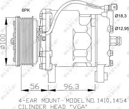 NRF 32065 - Compressore, Climatizzatore www.autoricambit.com