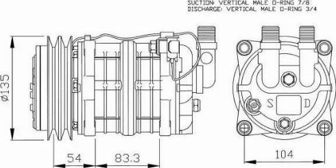 NRF 32035G - Compressore, Climatizzatore www.autoricambit.com