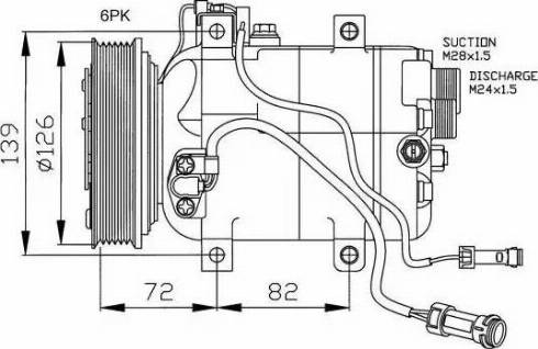 NRF 32027G - Compressore, Climatizzatore www.autoricambit.com