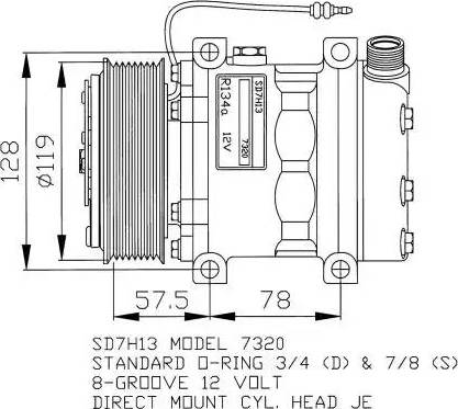 NRF 32141G - Compressore, Climatizzatore www.autoricambit.com