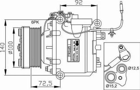 NRF 32165G - Compressore, Climatizzatore www.autoricambit.com