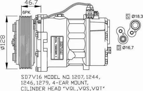NRF 32168G - Compressore, Climatizzatore www.autoricambit.com