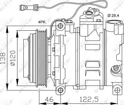 NRF 32167 - Compressore, Climatizzatore www.autoricambit.com