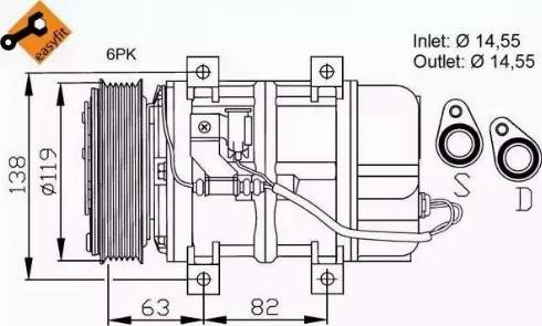 NRF 32109G - Compressore, Climatizzatore www.autoricambit.com