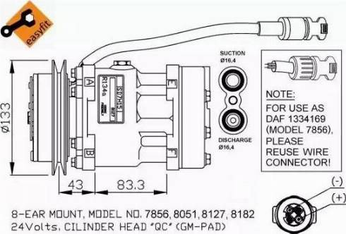 NRF 32114G - Compressore, Climatizzatore www.autoricambit.com