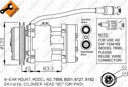 NRF 32114 - Compressore, Climatizzatore www.autoricambit.com