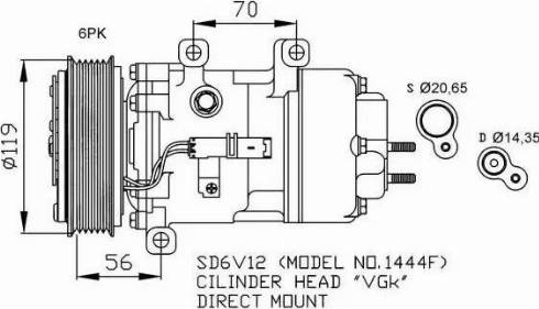 NRF 32185G - Compressore, Climatizzatore www.autoricambit.com