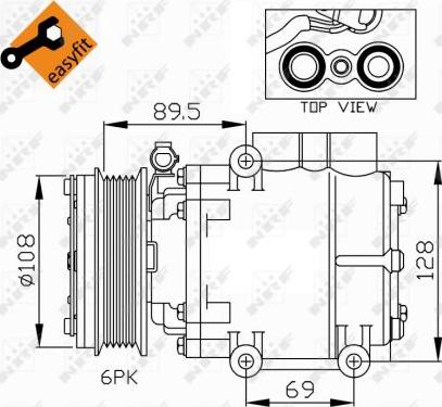 NRF 32248 - Compressore, Climatizzatore www.autoricambit.com