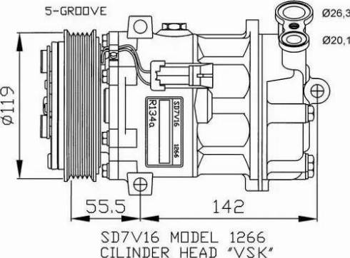 NRF 32269G - Compressore, Climatizzatore www.autoricambit.com