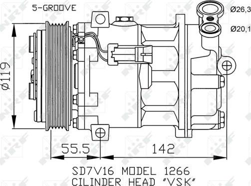 NRF 32269 - Compressore, Climatizzatore www.autoricambit.com