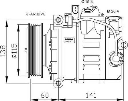 NRF 32262G - Compressore, Climatizzatore www.autoricambit.com