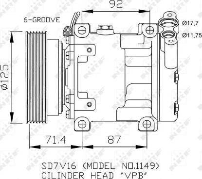 NRF 32267 - Compressore, Climatizzatore www.autoricambit.com