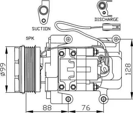 NRF 32234G - Compressore, Climatizzatore www.autoricambit.com