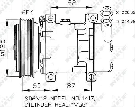 NRF 32235 - Compressore, Climatizzatore www.autoricambit.com