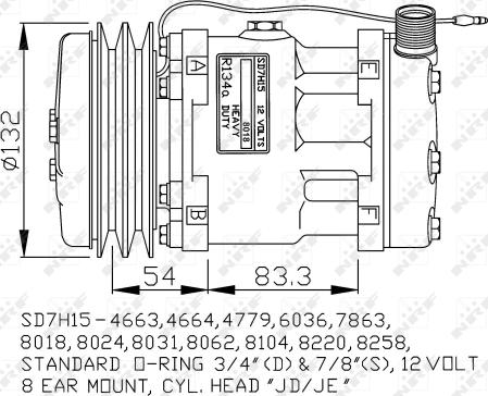 NRF 32238G - Compressore, Climatizzatore www.autoricambit.com