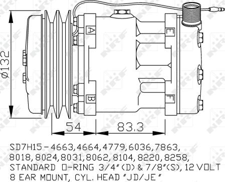 NRF 32238 - Compressore, Climatizzatore www.autoricambit.com