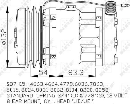 NRF 32238 - Compressore, Climatizzatore www.autoricambit.com