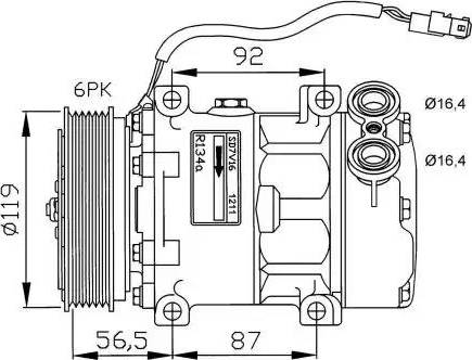 NRF 32278G - Compressore, Climatizzatore www.autoricambit.com