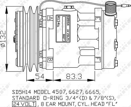 NRF 32799G - Compressore, Climatizzatore www.autoricambit.com