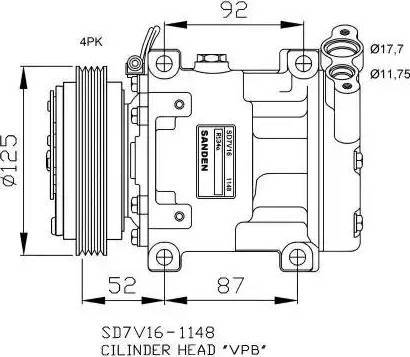 NRF 32743G - Compressore, Climatizzatore www.autoricambit.com