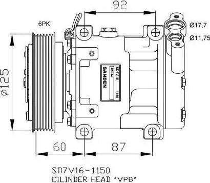 NRF 32747G - Compressore, Climatizzatore www.autoricambit.com