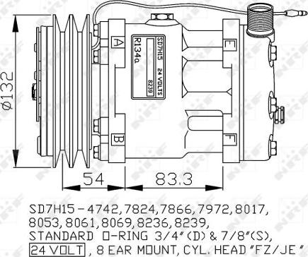 NRF 32769G - Compressore, Climatizzatore www.autoricambit.com