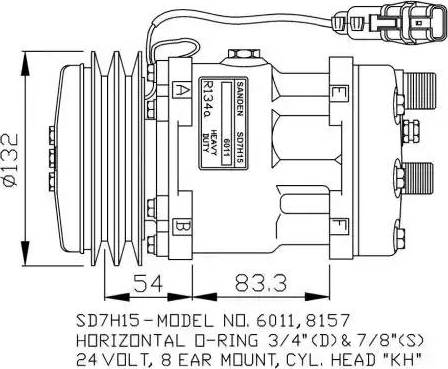 NRF 32708G - Compressore, Climatizzatore www.autoricambit.com