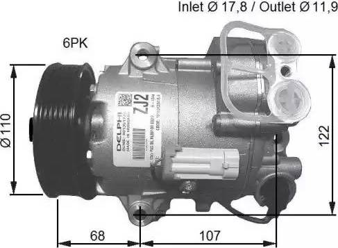 NRF 32781G - Compressore, Climatizzatore www.autoricambit.com