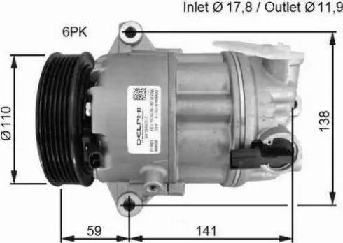 NRF 32783G - Compressore, Climatizzatore www.autoricambit.com