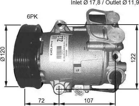 NRF 32782G - Compressore, Climatizzatore www.autoricambit.com