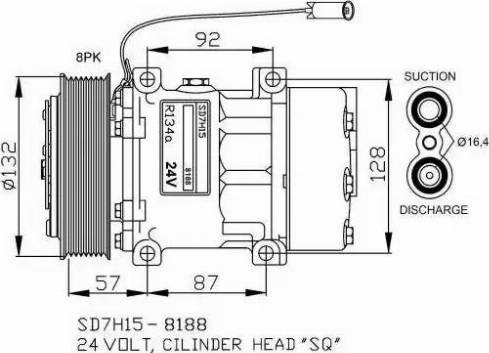 NRF 32733G - Compressore, Climatizzatore www.autoricambit.com