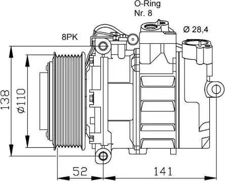 NRF 32778G - Compressore, Climatizzatore www.autoricambit.com