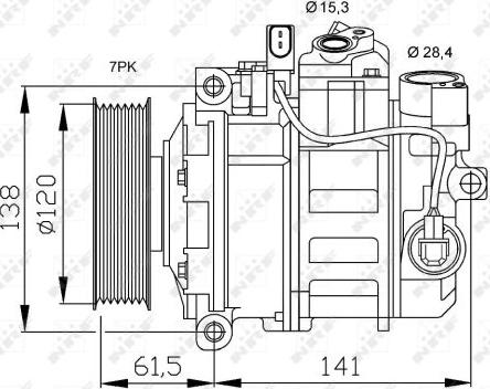 NRF 32777 - Compressore, Climatizzatore www.autoricambit.com